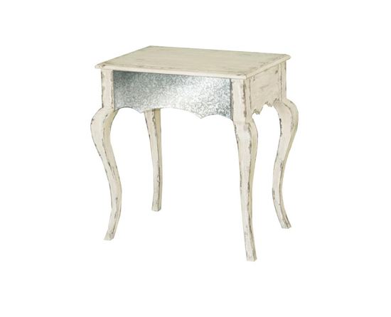 Picture of Pulaski - Antique White Accent Table with Cabriole Legs
