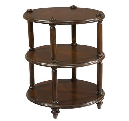 Picture of Charleston Place Round 3-Tier Lamp Table