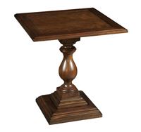 Picture of Vintage European Square Pedestal End Table