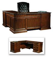Picture of Old World Executive L-Desk