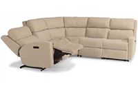Catalina Power Reclining Leather Sectional (3900-SECTPH) by Flexsteel