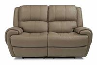 Nance Reclining Leather Loveseat with Power Headrests (1179-60PH) by Flexsteel furniture