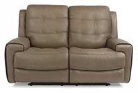 Wicklow Power Gliding Leather Loveseat 1681-60PH by Flexsteel