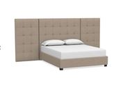 Picture of MODERN-Sausalito Upholstered Wing Bed