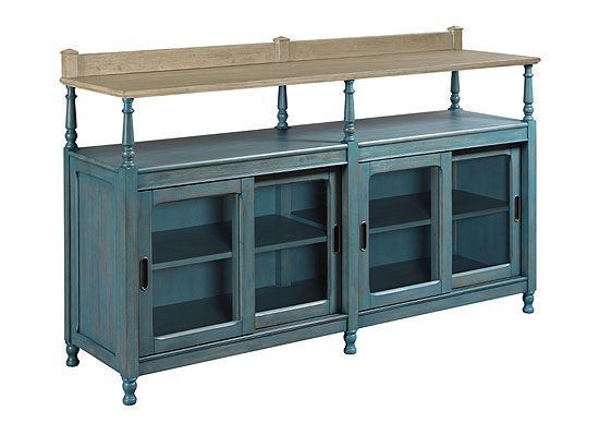 Litchfield - Dorset Credenza Blue (750-858B) by American Drew