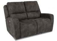 Aiden Reclining Leather Loveseat with Power Headrest (1039-60PH) by Flexsteel furniture