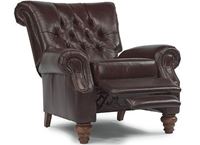 Picture of Equestrian Leather Hi-Leg Recliner (301R-503)