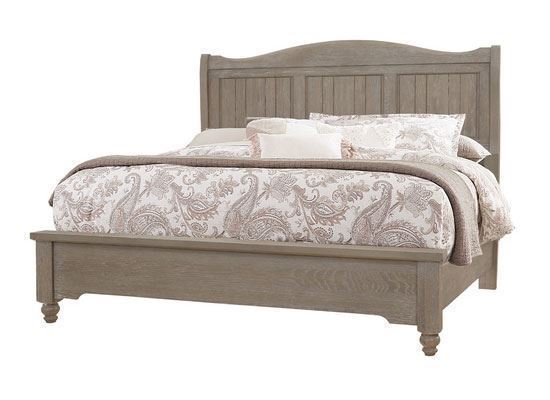 Heritage Sleigh Bed in a Greystone finish from Artisan & Post