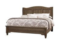 Heritage sleigh Bed (112-663-166) with Cobblestone finish from Artisan & Post