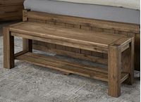 Dovetail Bed Bench with a Natural finish from Vaughan-Bassett furniture