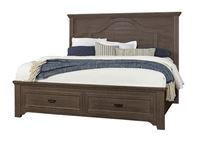 Bungalow Home Mantel Storage Bed in a Folkstone finish from Vaughan-Bassett furniture