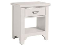 Bungalow Home 1 Drawer Night Stand with a Lattice finish from Vaughan-Bassett furniture