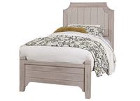 Bungalow Home Upholstered Bed Twin & Full with a Dover Grey finish