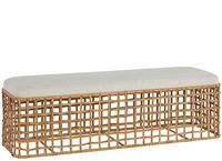 Picture of GETAWAY: Rattan Bench - U033E380