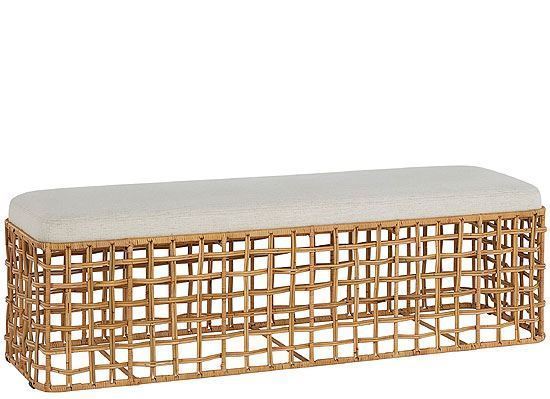 Picture of GETAWAY: Rattan Bench - U033E380