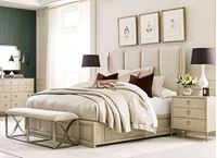 American Drew Lenox Bedroom Collection with Upholstered bed