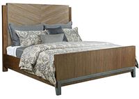 AD Modern Synergy - Chevron Maple Queen Bed 700-313R by American Drew furniture