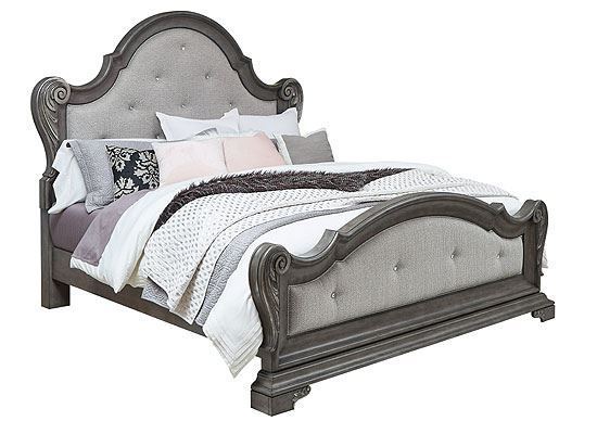 Pulaski - Vivian King Upholstered Bed P294-BR-K3