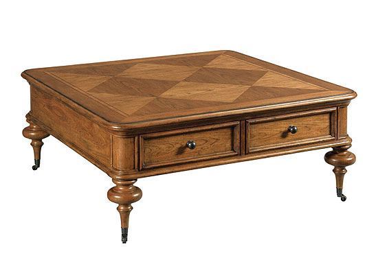 AMERICAN DREW BERKSHIRE PEARSON SQUARE COCKTAIL TABLE - 011-911