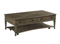 AMERICAN DREW EMPORIUM CARMINE RECTANGULAR COFFEE TABLE - 012-910