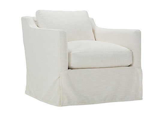 Madeline Slip Chair (Stationary & Swivel)- Madeline-slip-106 Rowe