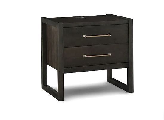 Braddock Braddock Maple Charging Nightstand - 2224-0270A Bassett