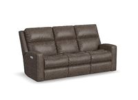 Score Power Reclining Sofa with Power Headrests and Lumbar - B3805-62L by Flexsteel Furniture