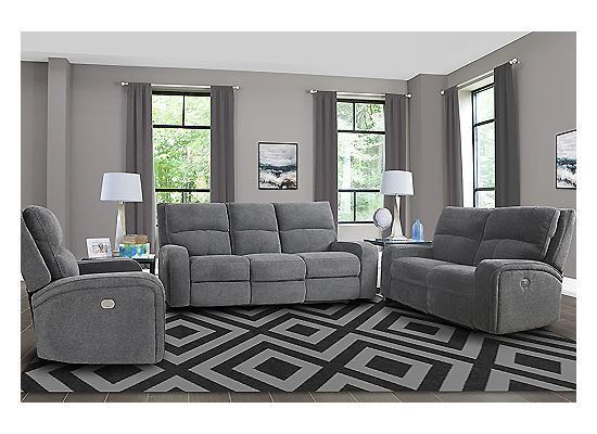 PARKER HOUSE POLARIS - BIZMARK GREY POWER RECLINING COLLECTION- MPOL-321PH-BIG