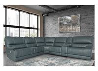 PARKER HOUSE SHELBY - CABRERA AZURE POWER MODULAR SECTIONAL - MSHE-PACKA(H)-CAZ