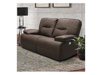 PARKER HOUSE SPARTACUS - CHOCOLATE POWER LOVESEAT - MSPA#822PH-CHO