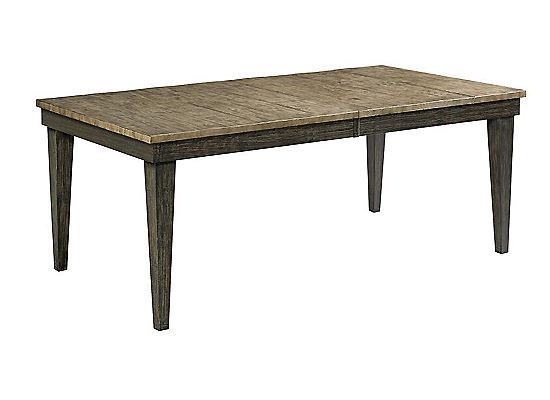 KINCAID RANKIN RECTANGULAR LEG TABLE PLANK ROAD COLLECTION ITEM # 706-744C