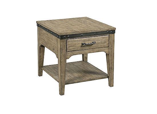 KINCAID ARTISANS RECTANGULAR DRAWER END TABLE PLANK ROAD COLLECTION ITEM # 706-915S