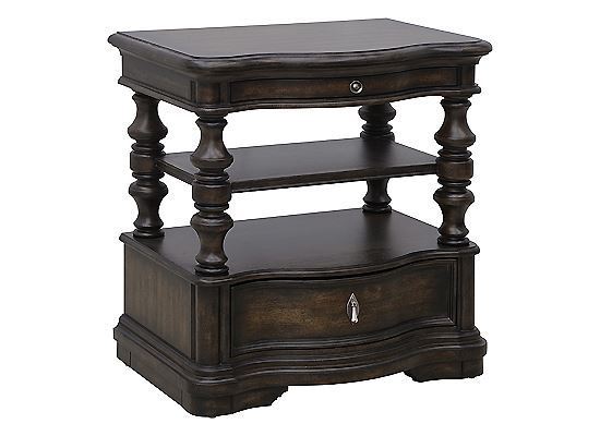 Cooper Falls One-Drawer, 2-Shelf Open Nightstand P342142