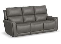 Flexsteel - Carter Power Reclining Sofa with Console and Power Headrests and Lumbar - 1587-63PH
