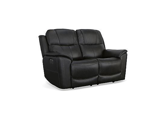 Flexsteel - Crew Power Reclining Loveseat with Power Headrests and Lumbar - 1783-60PH