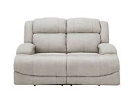 Flexsteel - Quincey Power Reclining Loveseat with Power Headrests - RF1560-60PH